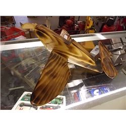 HAND CRAFTED WOOD AIRPLANE
