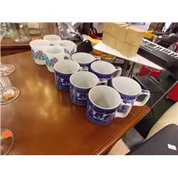 ORIENTAL MUGS - DELF BLUE - (1 CIP)AS-IS