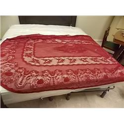 RED LACE TABLE CLOTH