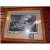 Image 1 : FRAMED LIMITED COMMEMORATIVE PRINT - KEN ZYLLA - PHEASANTS - "NARY A CARE" - 24 X 20" FRAME - WITH S