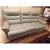 Image 4 : LEATHER STYLE RECLINING CHESTERFIELD & CHAIR