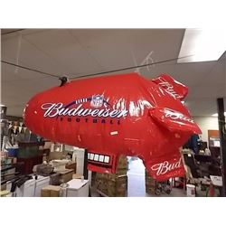 BREWER'S MEMORABILIA - INFLATABLE BLIMP - BUDWEISER GOOD YEAR BLIMP - ABOUT 4' LONG