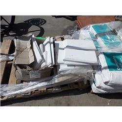 BOX OF NEW WHITE SHOWCASE RISERS - 5PC/BX - 2 BXS