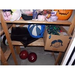 SHELF - CHRISTMAS, SOCCER BALL, SHELVES