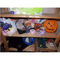 SHELF OF ASSORTED MIXED HOLIDAY STUFF