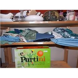 SHELF - TABLE CLOTHES & OTHER