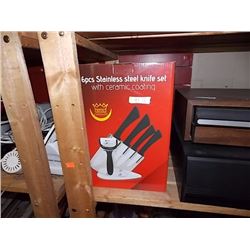 NEW STAINLESS STEEL KNIFE SET - 6 PC - GERMANY