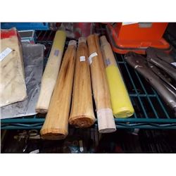 WOOD HAMMER HANDLES - 5 TTL