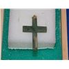 Image 1 : CROSS - HAND CRAFTED JADE CROSS - RETAIL ESTIMATE $100