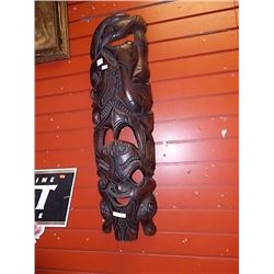 LARGE AFRICAN WOOD CARVING