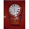 Image 1 : ANTIQUE PENDULUM REGULATOR WALL CLOCK - CIRCA 1820 - HAS KEY & PENDULUM