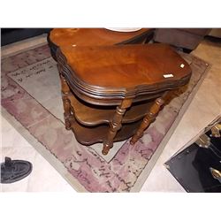 VINTAGE SOLID WOOD ACCENT TABLE