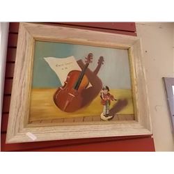 FRAME OIL PICTURE - VIOLIN SONATA IN AB