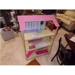 DOLL HOUSE & CONTENTS - 43" TALL