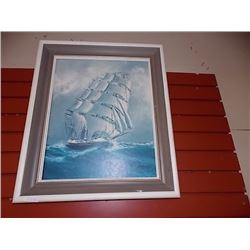 FRAMED PICTURE - SHIP