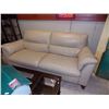 Image 1 : NEW CREAM LEATHER CHESTERFIELD  - STORE DISPLAY