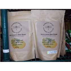 DILL AND LEMON BEER BREAD MIX - JUST ADD BEER - 10 MIXES TTL
