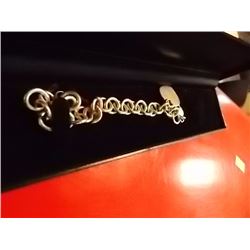 BRACELET - .925 CHARM BRACELET WITH LOBSTER CLAST - INCLUDES .925 SILVER HEART CHARM - RETAIL ESTIMA