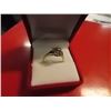 Image 2 : RING - ½ CT (17) BRILLIANT CUT DIAMONDS IN 14K GOLD SETTING - INCLUDES APPRAISAL $1480