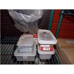 BINS OF NEW SCREWS - 5 TTL