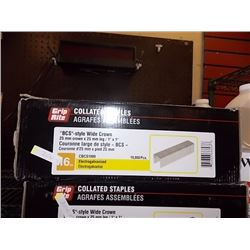 BOX OF GRIP RITE COALLATED STAPLES
