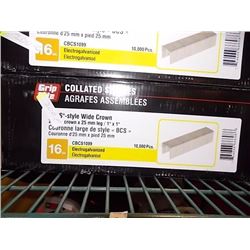 BOX OF GRIP RITE COALLATED STAPLES