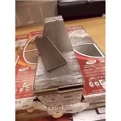 LAMINATE FLOORING WITH FOAM BACKING - 4 BOXES X ~22.96SQFT - BRAZILIAN WALNUT - STR