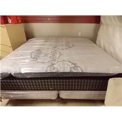 KING MATTRESS - PILLOW TOP - ORGANIC LATEX - FLOOR MODEL