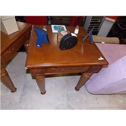 NEW MAHOGANY END TABLE