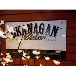 BREWERS COLLECTIBLE SIGN - METAL - OKANAGAN CIDER METAL