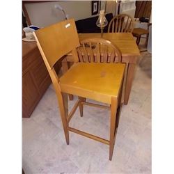 TEAK BAR CHAIR
