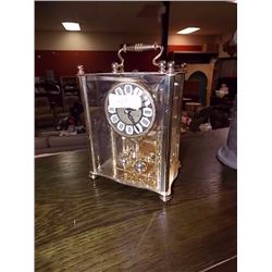 HEIRLOOM BRASS ANIVERSARY CLOCK