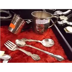 SILVER PLATE ITEMS - 5 PC TTL