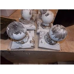 VINTAGE FENCE POST TOPS - 2