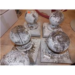 VINTAGE FENCE POST TOPS - 2