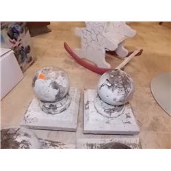 VINTAGE FENCE POST TOPS - 2