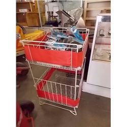 WIRE STORE DISPLAY BIN - WHITE