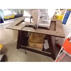 MAHOGANY TABLE BASE - PEDESTAL