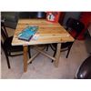 Image 1 : COUNTRY PINE LOG STYLE DINING TABLE