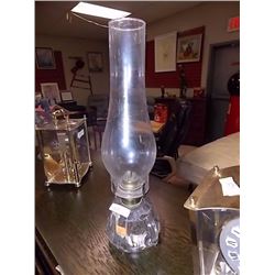 VINTAGE OIL LAMP WITH FINGER HOLD