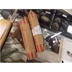 ROLLS OF PENNIES - 2 TTL
