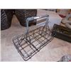 Image 1 : VINTAGE WIRE MILK BOTTLE METAL TOTE