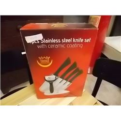 NEW STAINLESS STEEL KNIFE SET - 6 PC - GERMANY