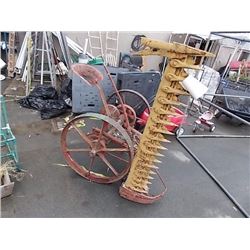 **** S.T.O.A **** VINTAGE STEEL MOWER