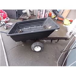 RIDING MOWER DUMPING TRAILER
