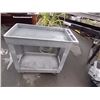 Image 1 : ROLLING COMMERCIAL 2 TIER CART
