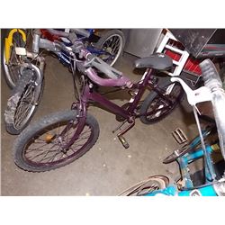 BIKE - CHILD'S 5 SPEED BIKE - PURPLE