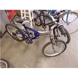 BIKE - CHILD'S SPORTEX 5 SPEED BIKE - BLUE/SILVER