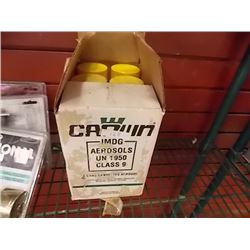 YELLOW SPRAY PAINT - 6 CANS TTL