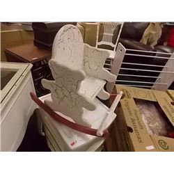 CHILD'S SHABBY SHEEK ROCKER